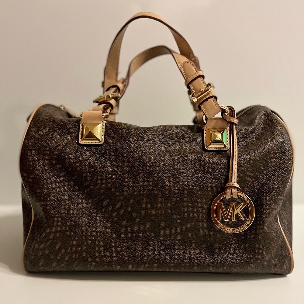 Michael Kors Monogram Satchel